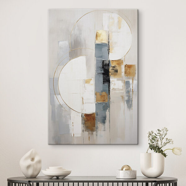 Abstract shapes in serene colors Abstract shapes in serene colors