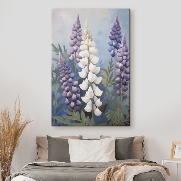Lush lupins in soft pastel hues Lush lupins in soft pastel hues