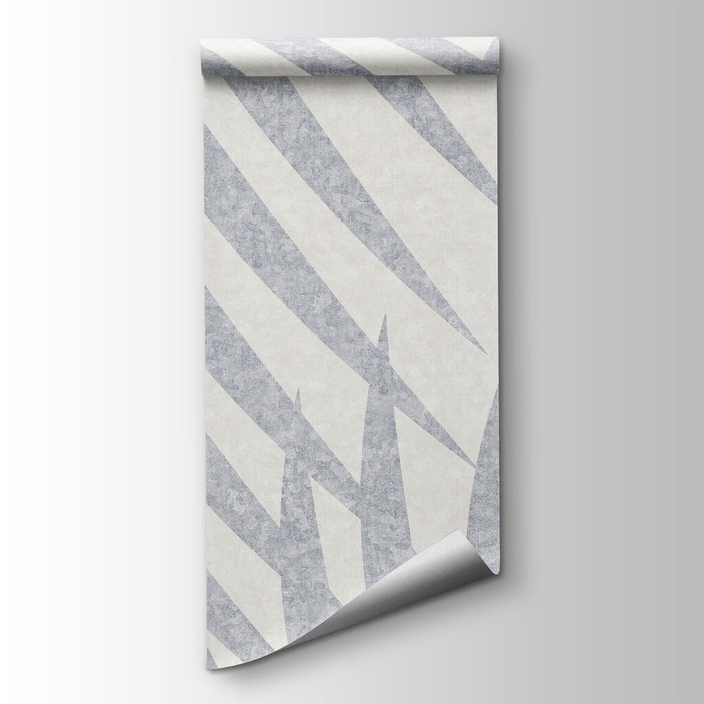 Pattern of leaves on a white background