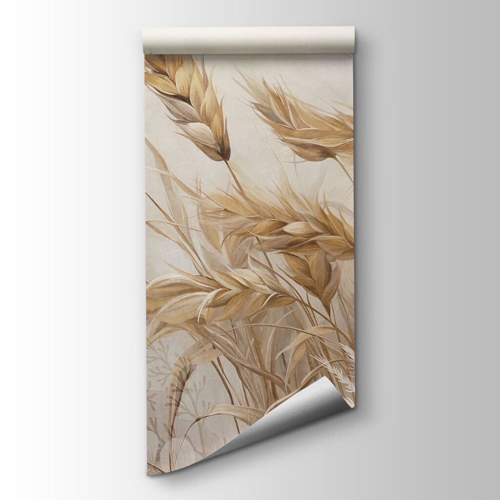Painting of wheat plants Painting of wheat plants