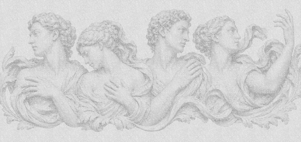 Drawing of a group of people Drawing of a group of people