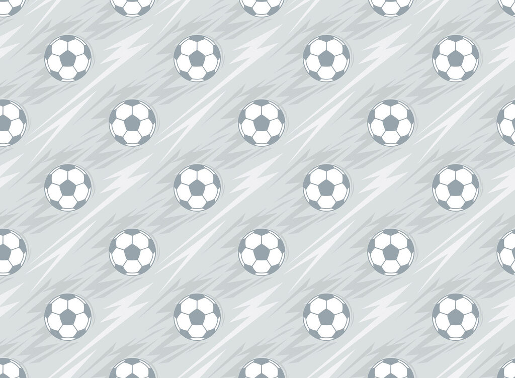 Pattern of football balls