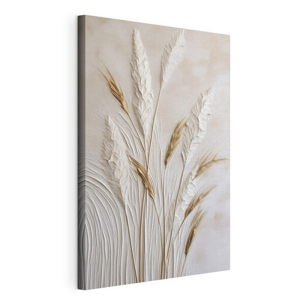 Delicate strokes in soft earth tones