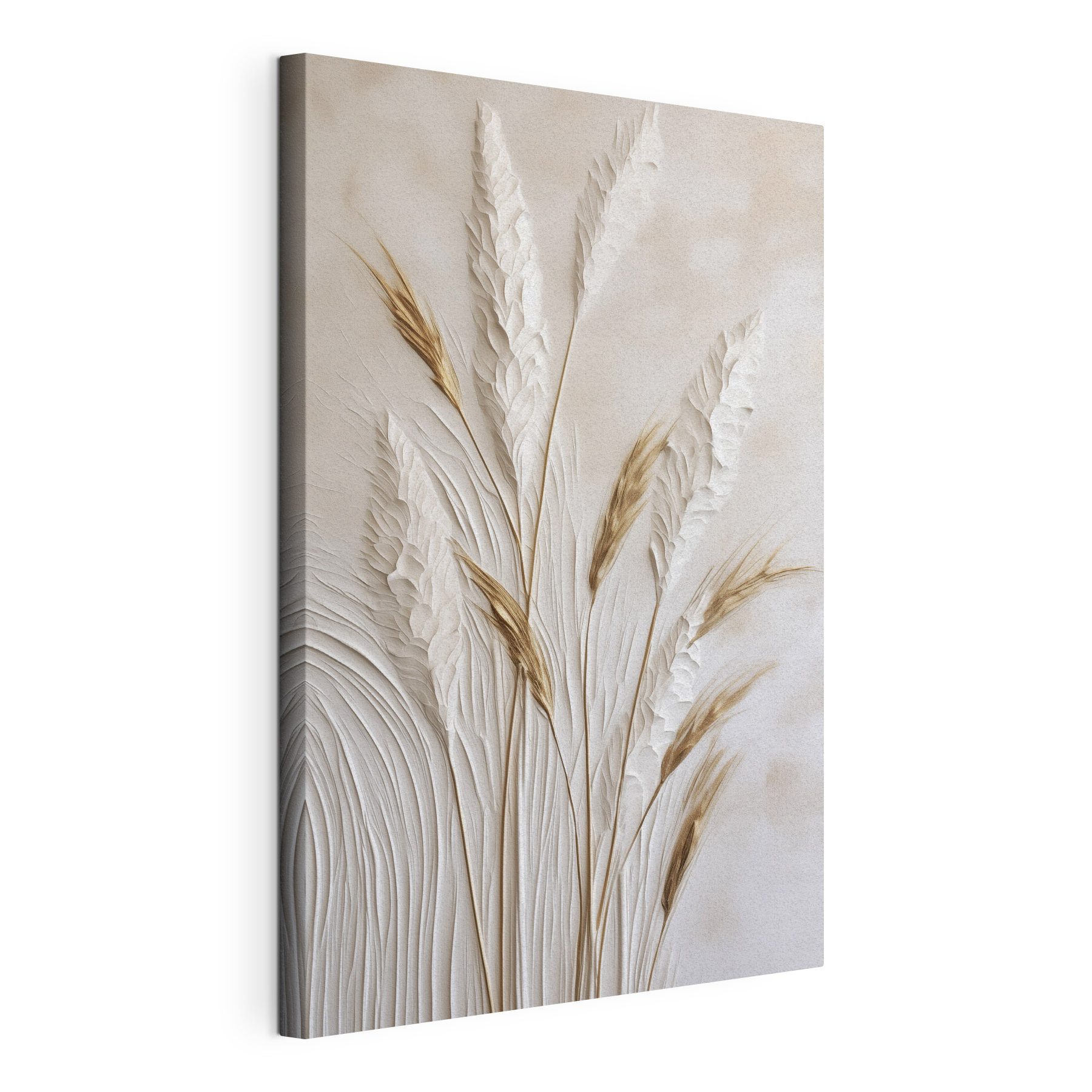 Delicate strokes in soft earth tones