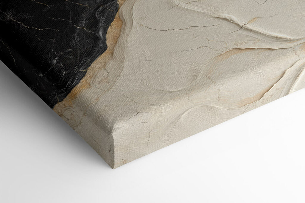 - Dynamic interplay of earthy tones