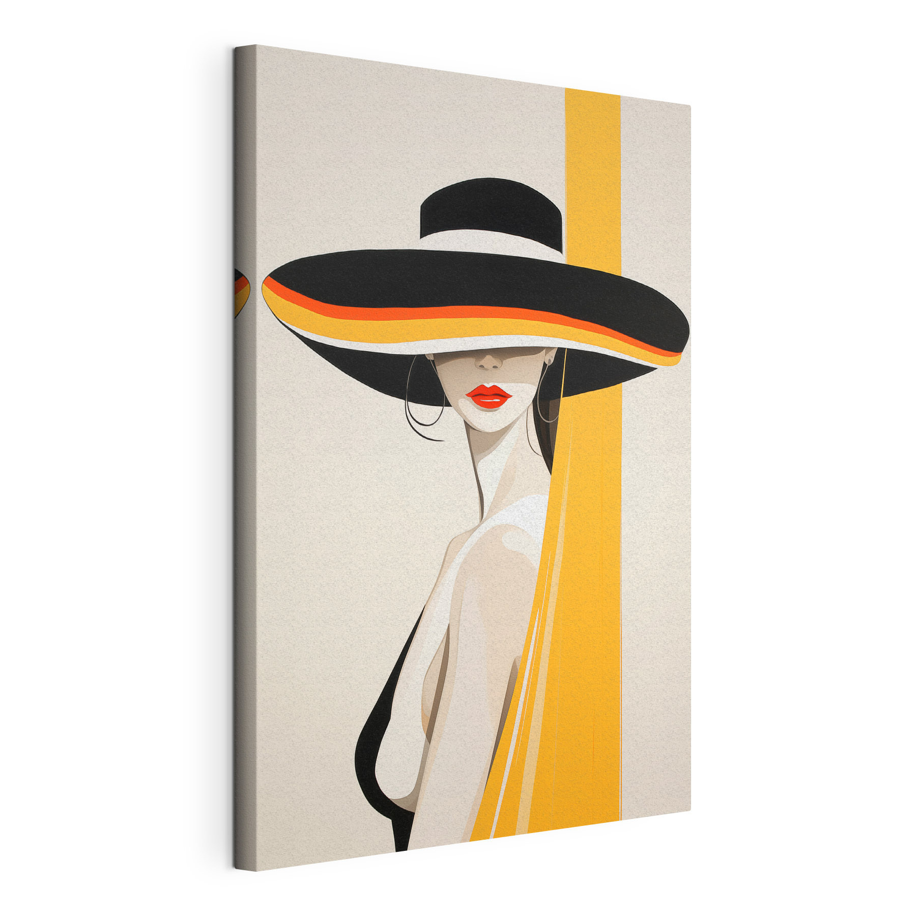 Woman wearing a hat