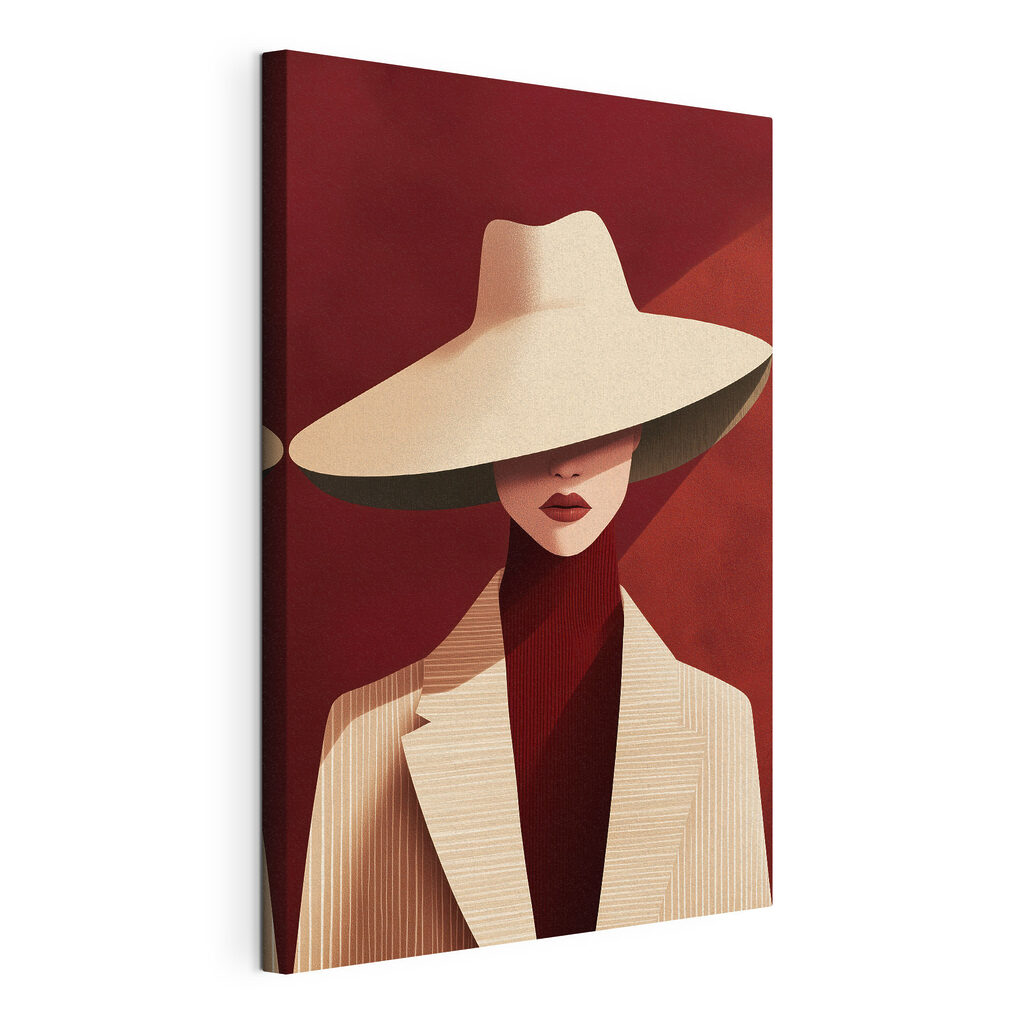 Woman wearing a hat
