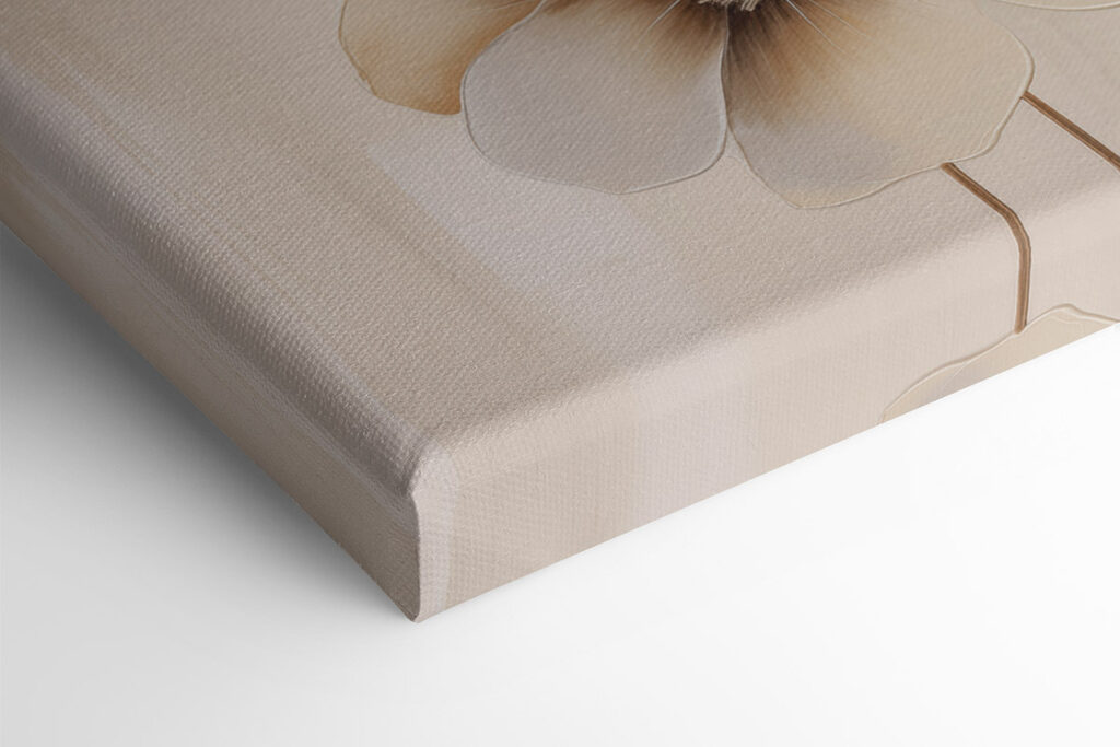 Elegant floral artwork in soft tones
