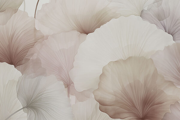Soft petals in gentle hues
