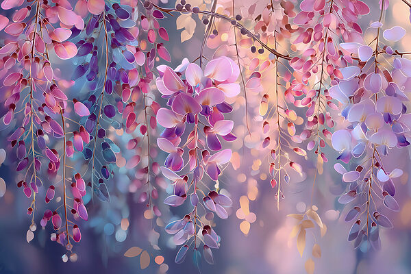 Colorful blooms in delicate harmony Colorful blooms in delicate harmony