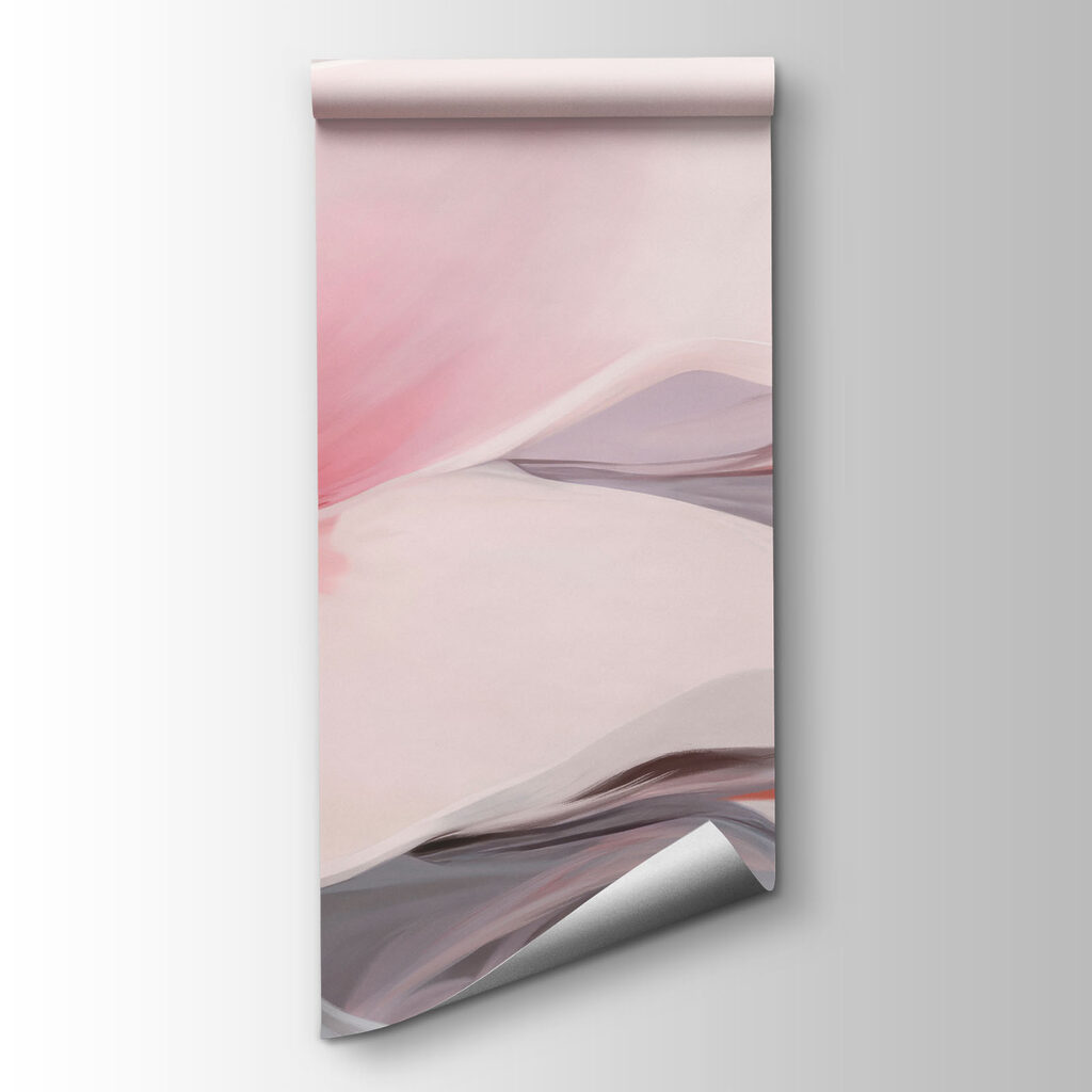 Painting of flowers and leaves