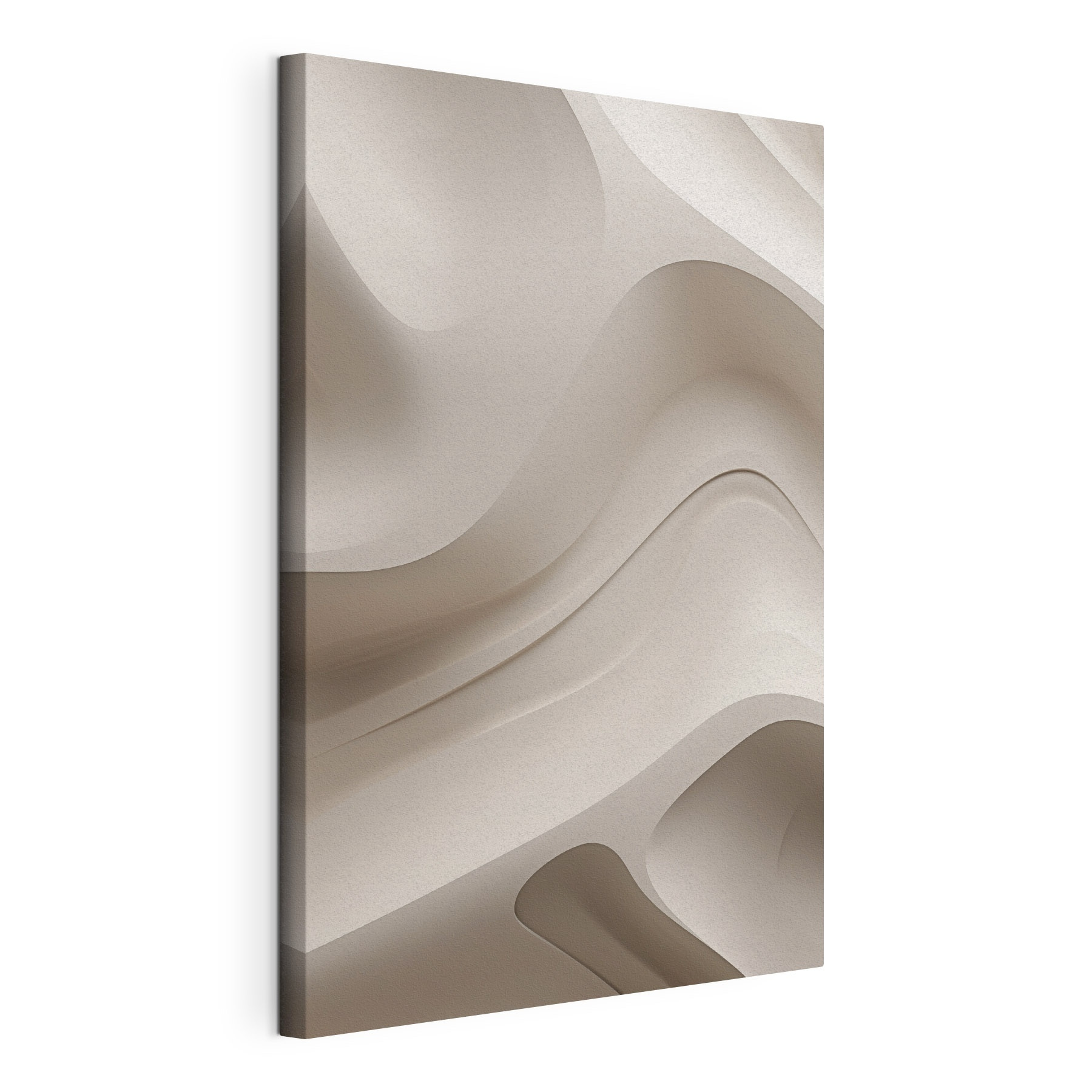 White and grey wavy background