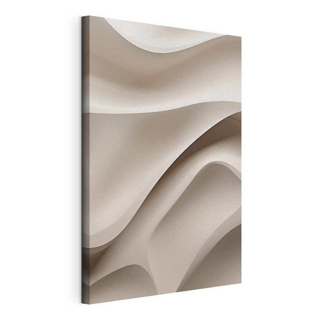 White wavy surface with a curved edge White wavy surface with a curved edge