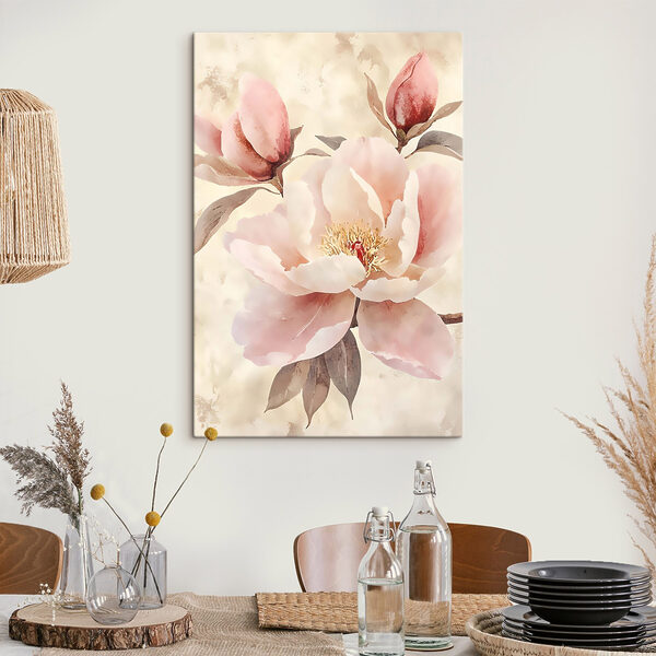 Delicate petals in soft hues