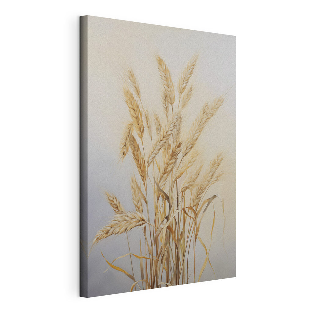 Bunch of wheat in a vase