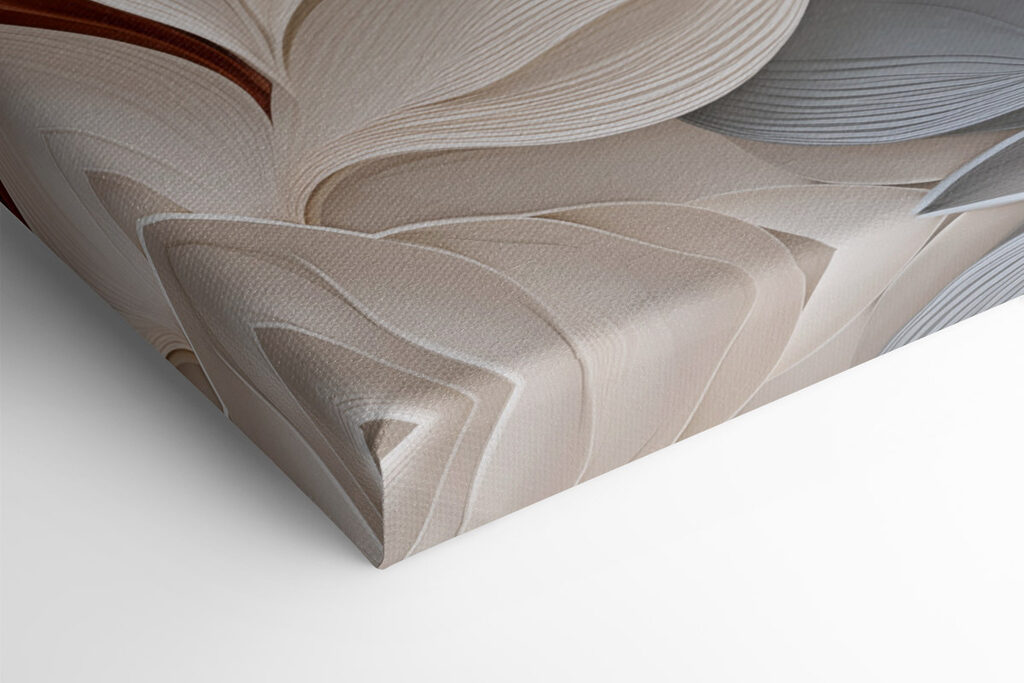 Softly flowing paper leaf design Softly flowing paper leaf design