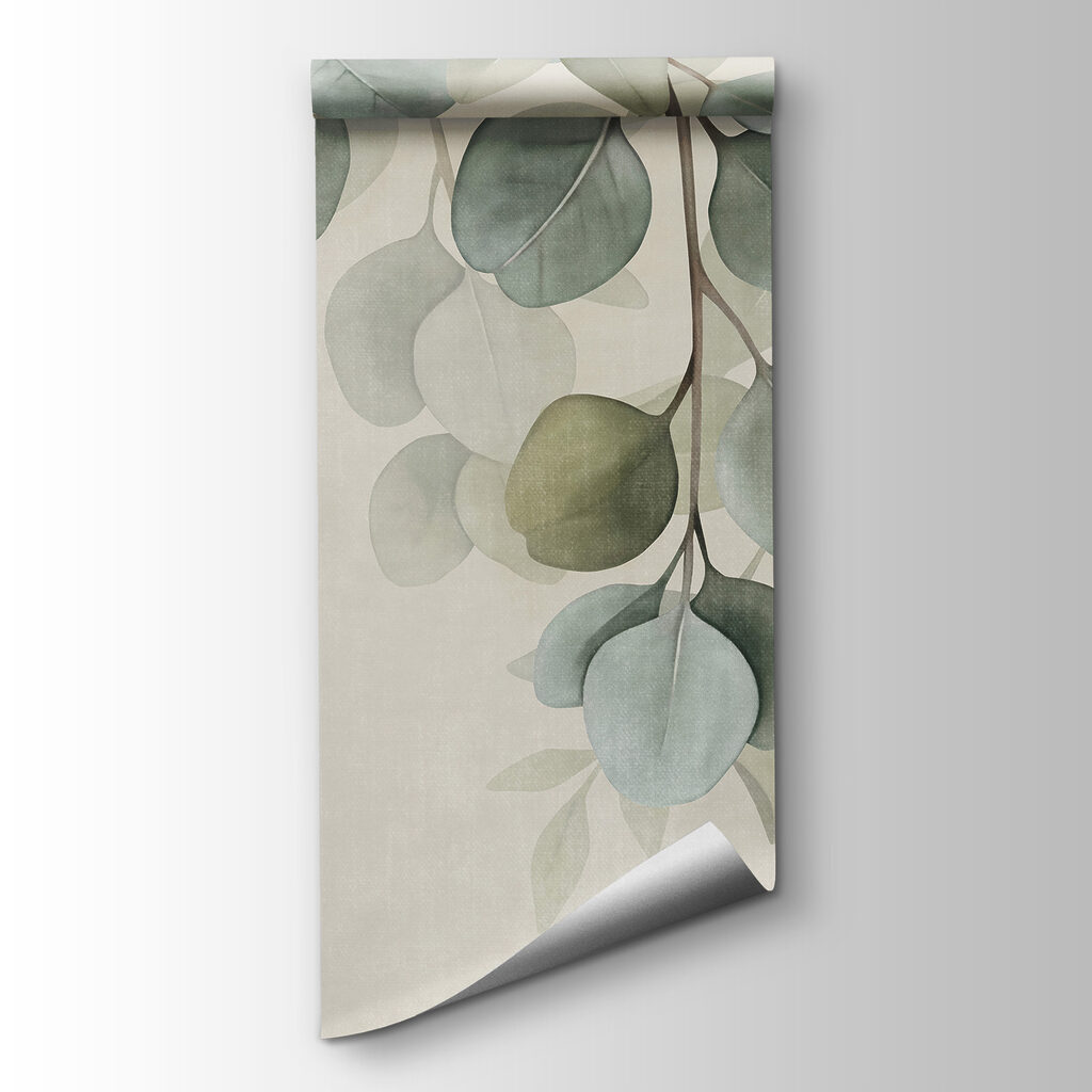 Gentle leaves framing a soft background