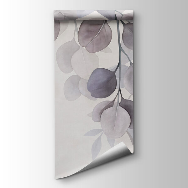 Soft pastels with delicate foliage design