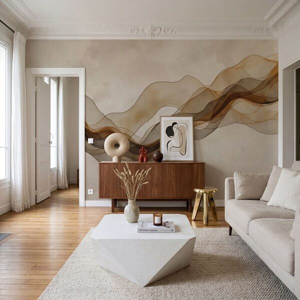 Barna és fekete hullámvonalak Barna és fekete hullámvonalak