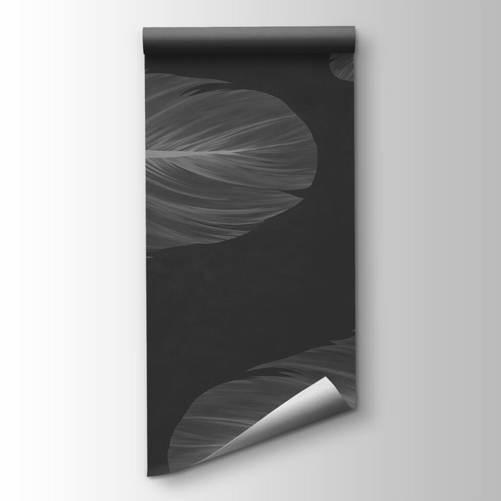 Group of feathers floating in the air