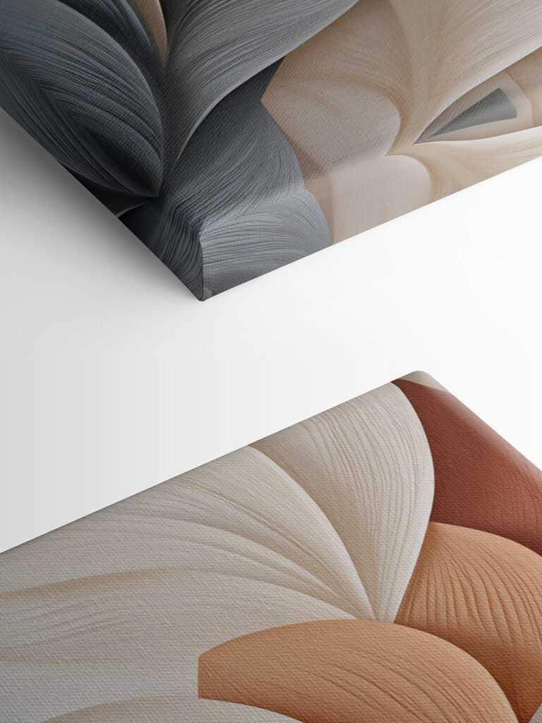 Soft waves in muted tones Soft waves in muted tones
