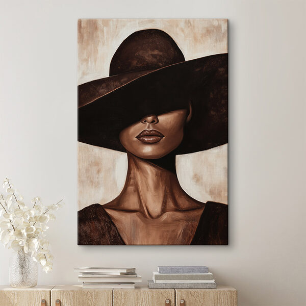 Woman wearing a hat