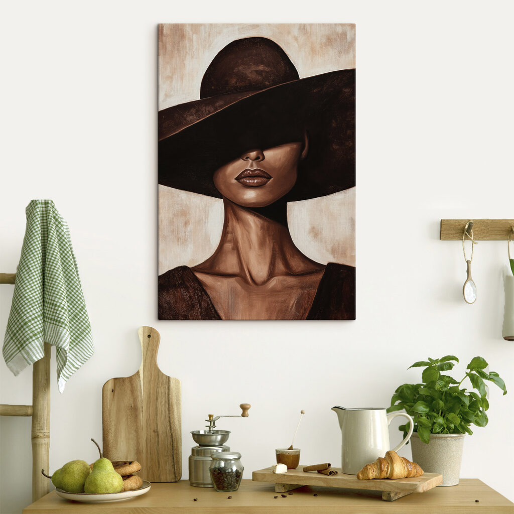 Woman wearing a hat