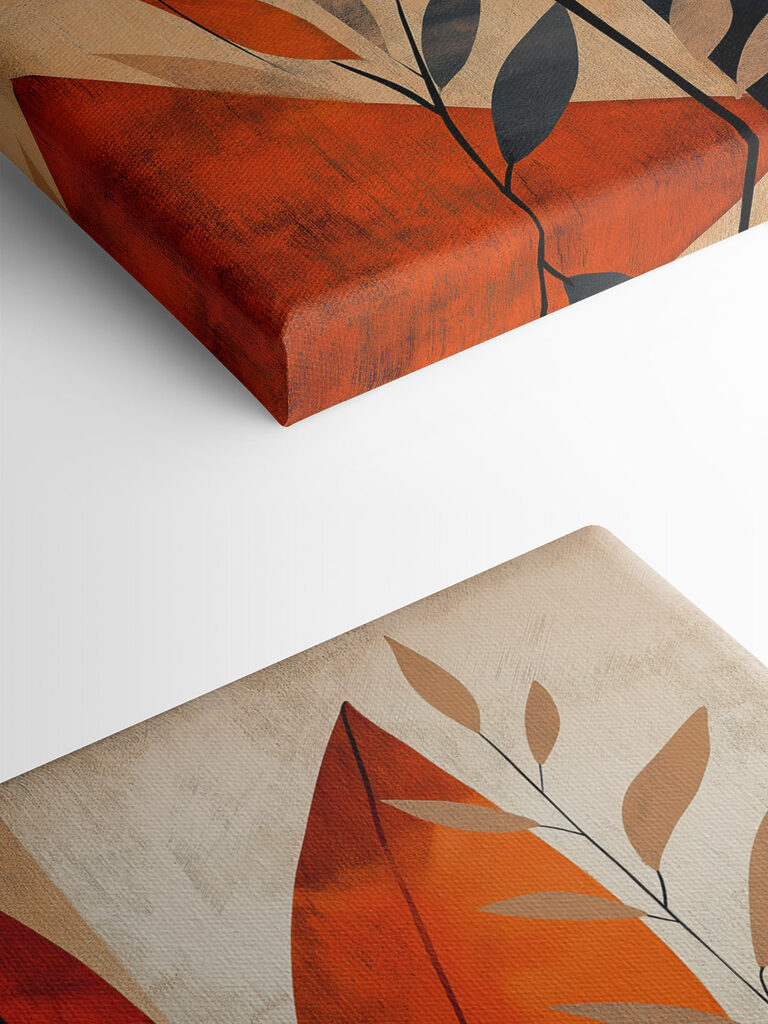 Painting of leaves and branches Painting of leaves and branches