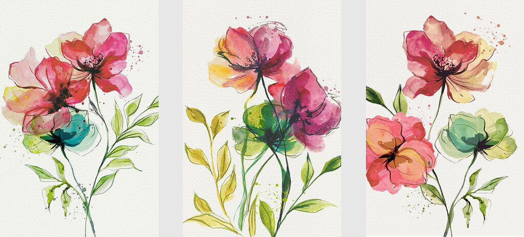 Collage of flowers