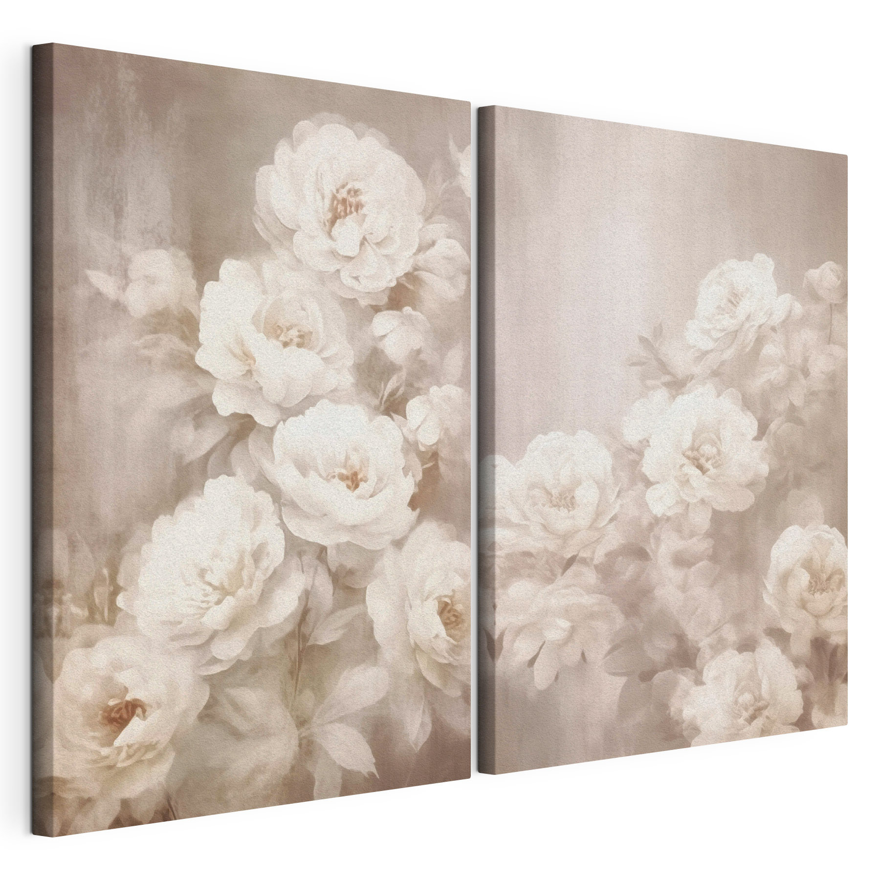 Soft blossoms in gentle hues