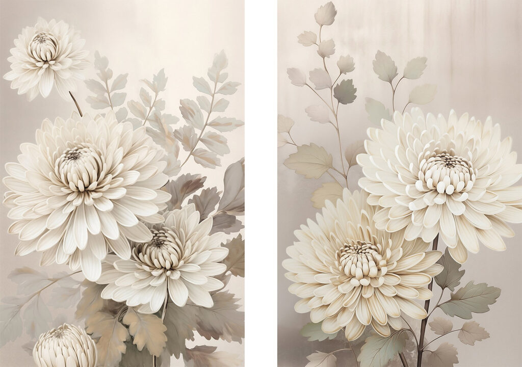 Delicate blooms in soft shades Delicate blooms in soft shades