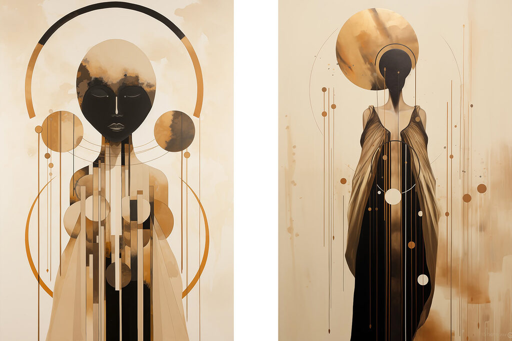 Ethereal forms in harmonious composition Ethereal forms in harmonious composition