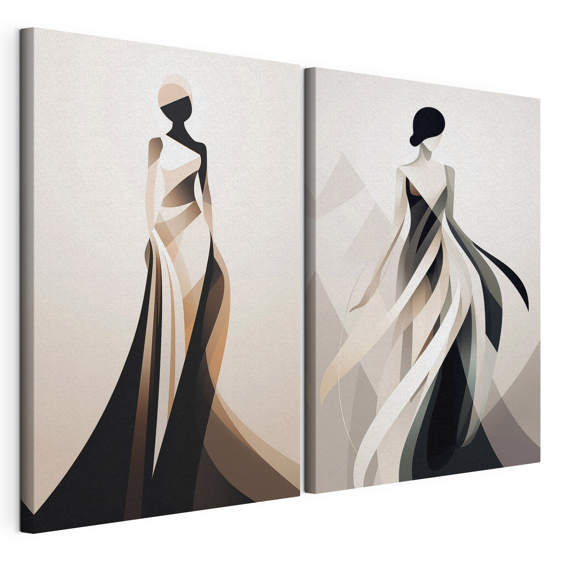 Woman in a dress