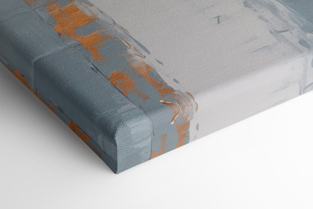 Two paintings of different colors