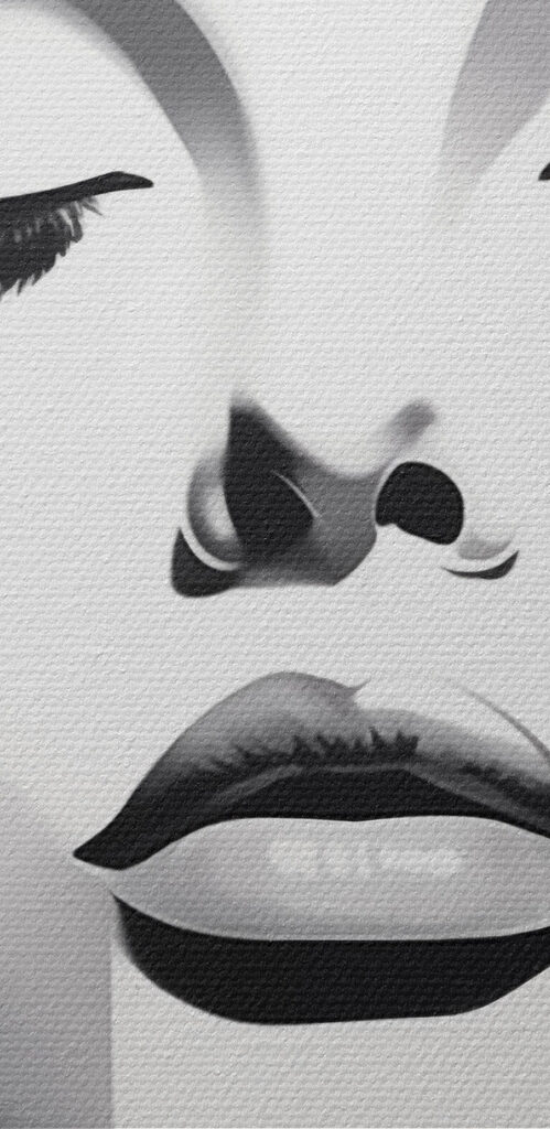 Dreamy portraits in striking contrast