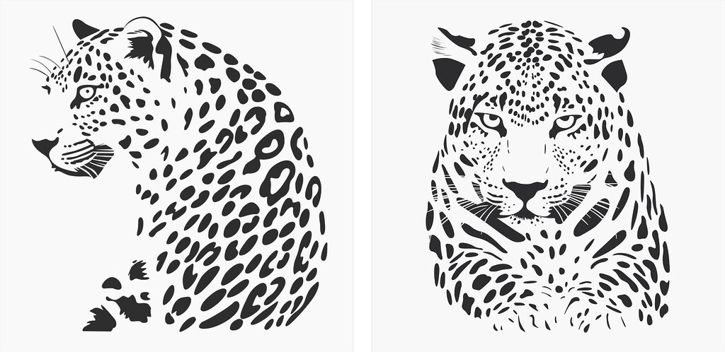 Majestic feline in striking design Majestic feline in striking design
