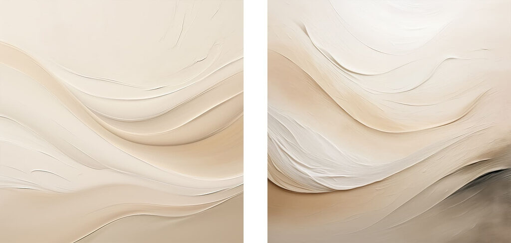 Soft hues blend in gentle waves