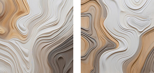 Fluid patterns in warm tones Fluid patterns in warm tones