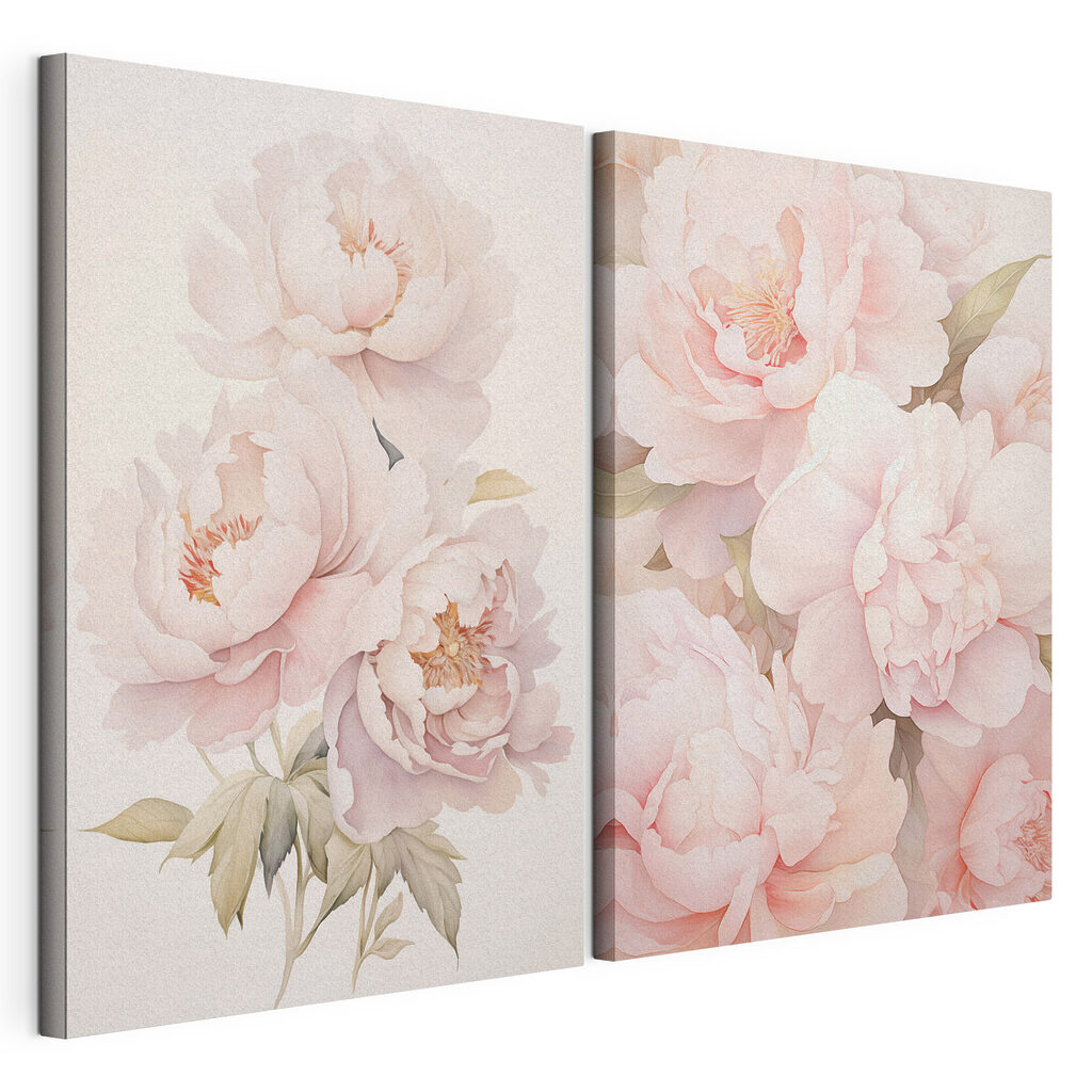 Soft blooms in gentle pastel hues