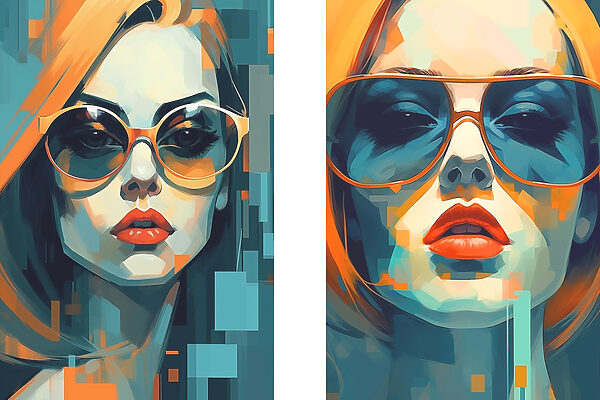 Woman wearing sunglasses