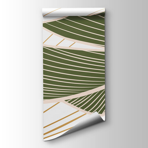 Delicate leaves in soft colors