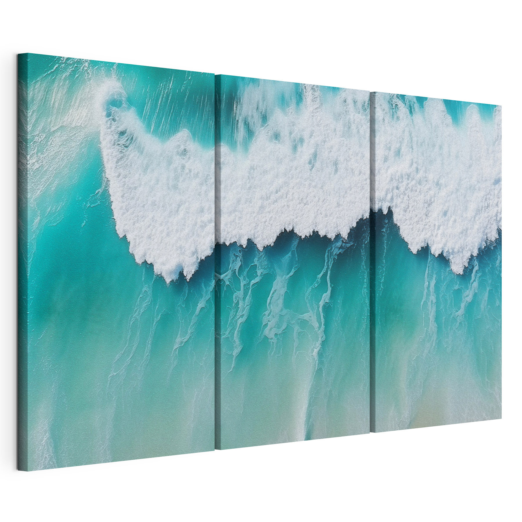 Waves dancing on turquoise waters
