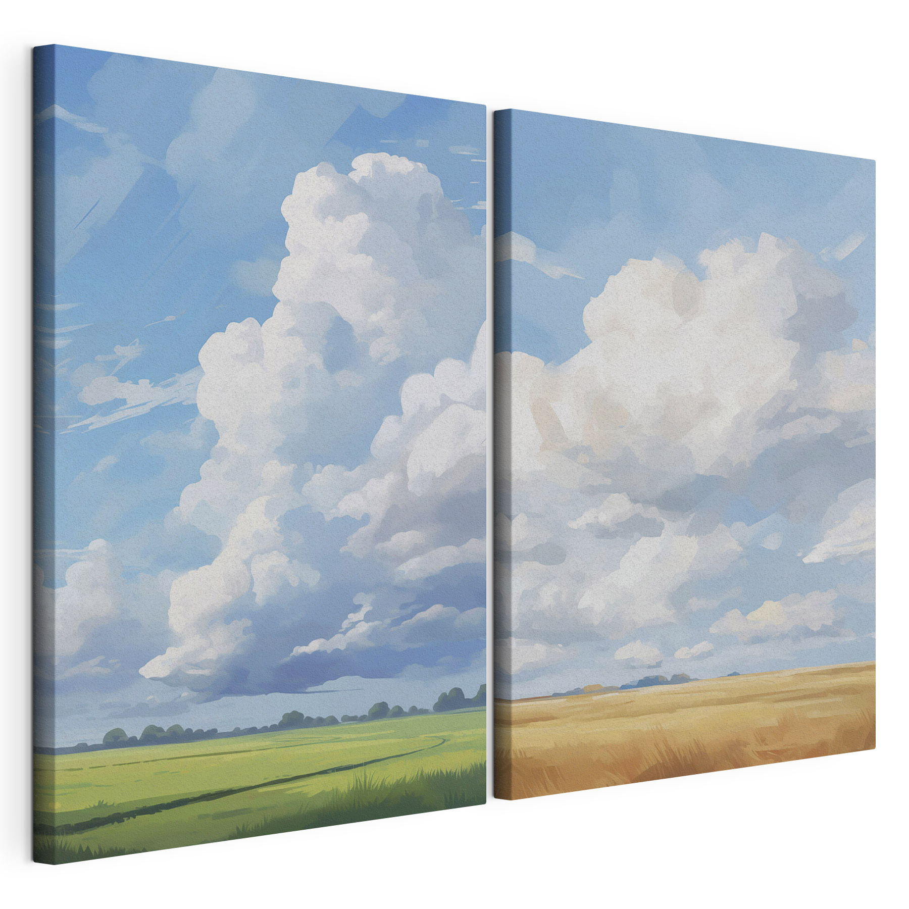 Comparison of a landscape