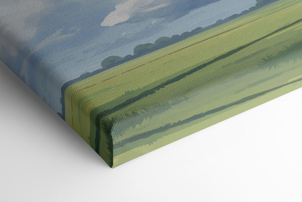 Comparison of a landscape