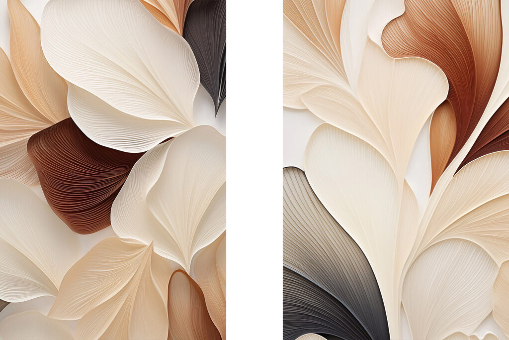 Delicate waves in soft colors Delicate waves in soft colors