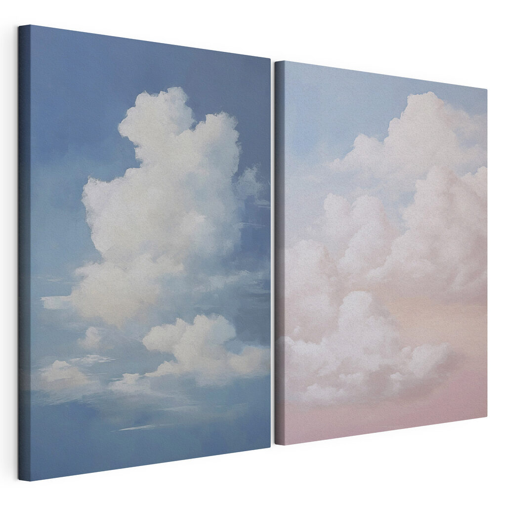 Blue sky with white clouds