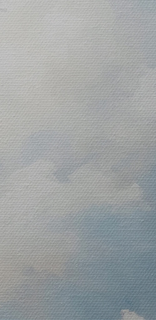 Blue sky with white clouds