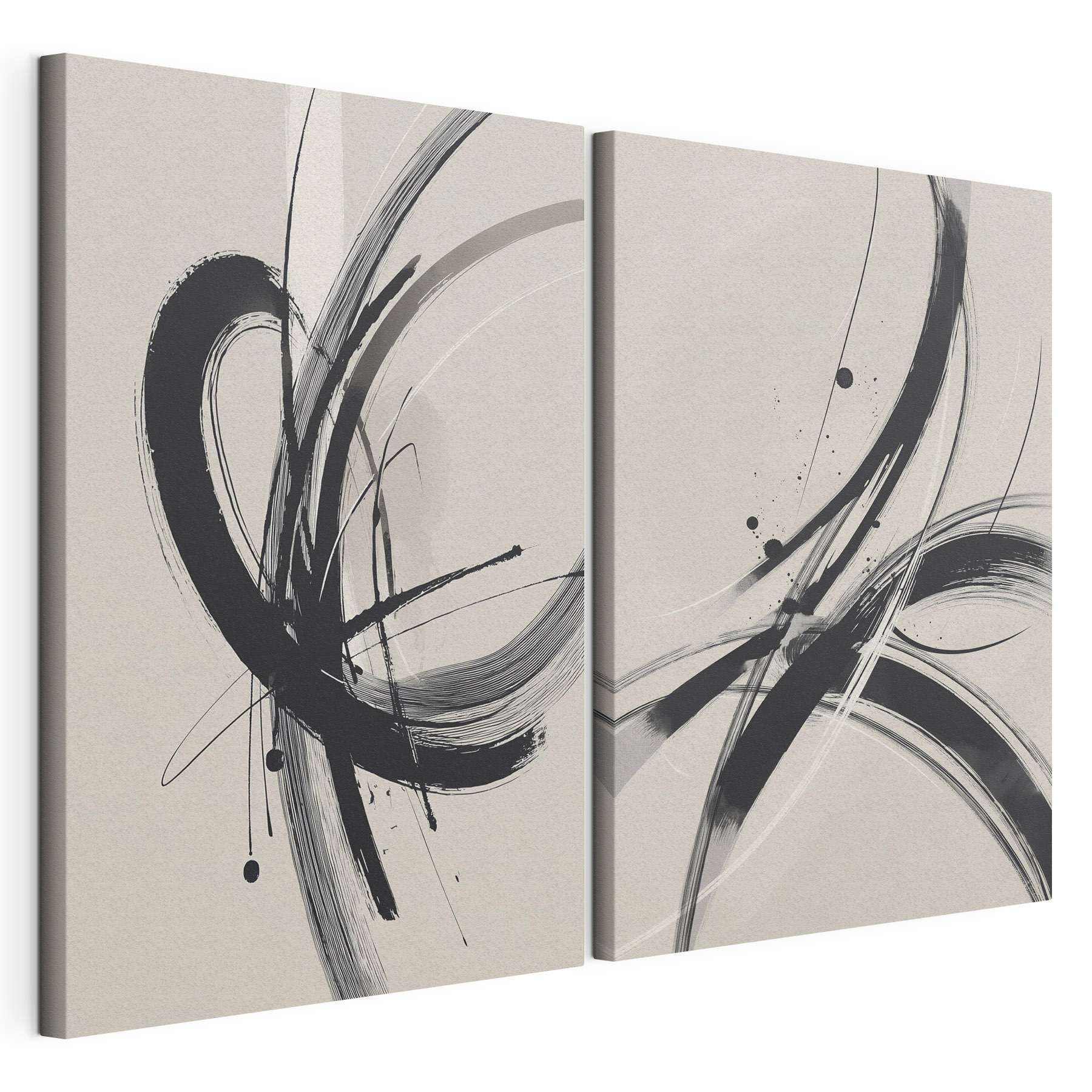 Black and white image of a swirly design Black and white image of a swirly design