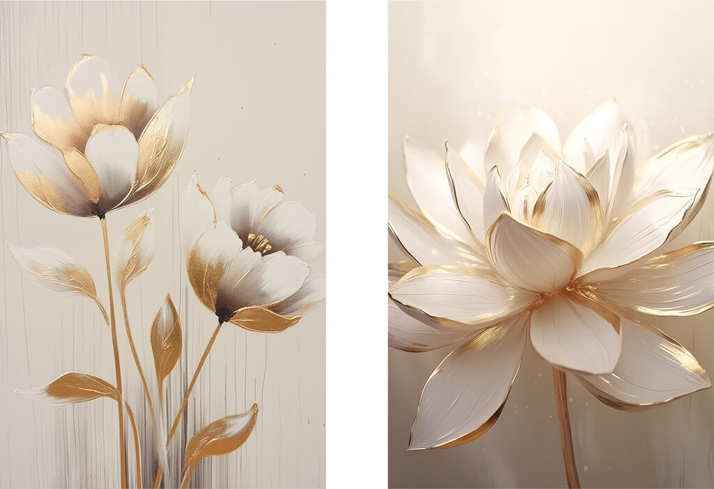 Collage of flowers