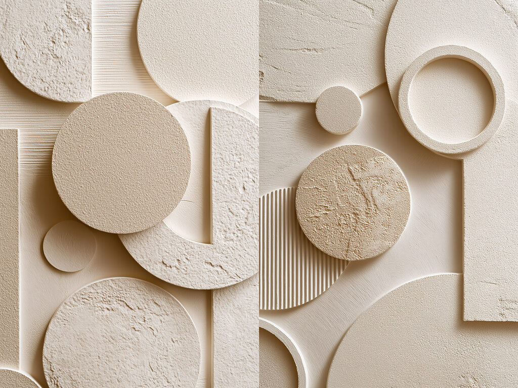 Collage of different shapes Collage of different shapes